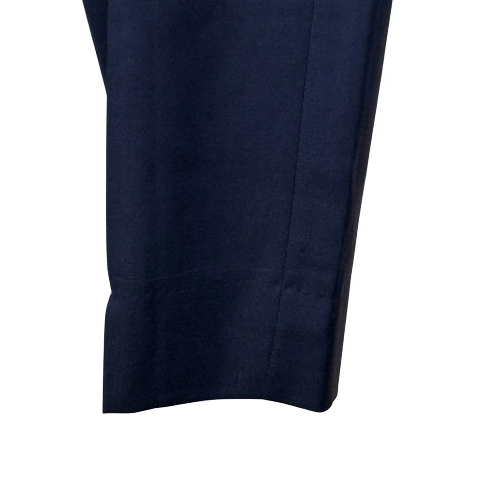 Coppley Mens Dress Pants Vintage 100% Wool Pleated Lined Old Money Navy Size 50